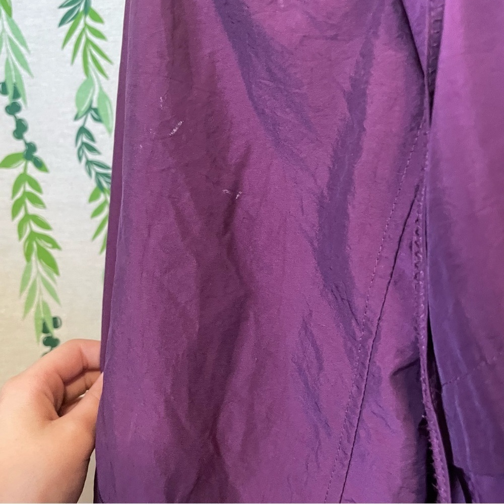 Size L Dennis by dennis basso Purple Coat A2 - Picture 3 of 5